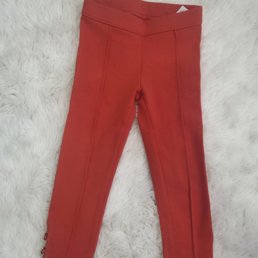 Janie and Jack Vibrant Red Leggings